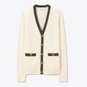 Madeline Wool V-Neck Button-Front Cardigan